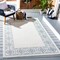 Safavieh 9 x 12 ft. Bermuda 800 Power-Loomed Rectangle Rug Ivory & Light Blue BMU815B-9 - alternate 9